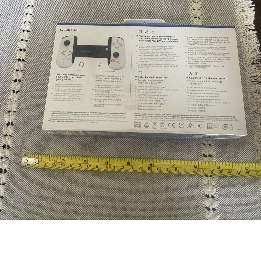 Backbone One PlayStation Edition iPhone Lightning Mobile Gaming Controller White - Picture 2 of 6